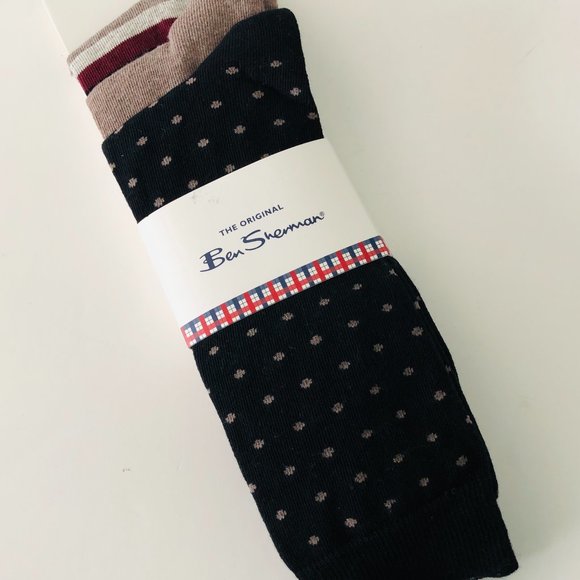 Ben Sherman Other - BEN SHERMAN 3 Pair Casual Dress Sock NWT